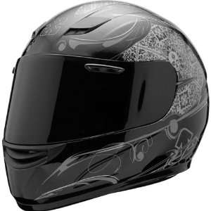  SparX Crank S 07 Street Motorcycle Helmet   Silver / 2X 