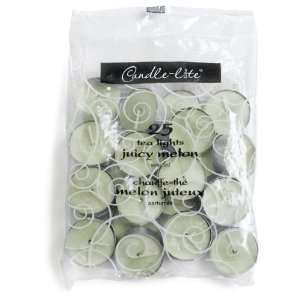  CANDLE LITE 1277170 25PK Melon Tea Light (6 pack)