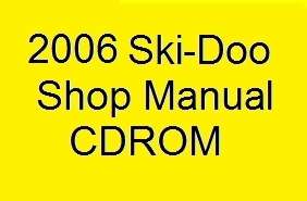 2007 SkiDoo MXZ MX Z Service Shop Repair Manual CDROM  