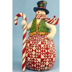   From Enesco *Sweet Treat* Red & Green Candy Snowman 