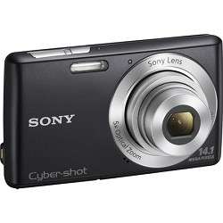 Sony Cyber shot DSC W620 Black Compact Digital Camera 027242843608 