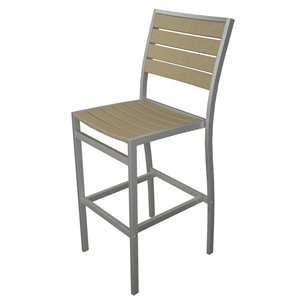  Poly Wood A102FASSA Euro Side Chair Outdoor Bar Stool 