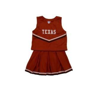   Cheerleader Two Piece Uniform (Tex) (Orange)
