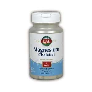  KAL   Chelated Magnesium, 55 mg, 100 tablets Health 