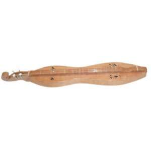   Cherry Hourglass Dulcimer with Cat Soundhole Musical Instruments