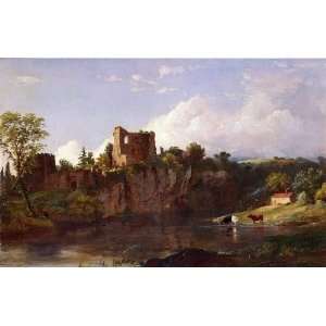   Cropsey   24 x 16 inches   Chepstow Castle on the Wye