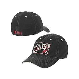 Reebok New Jersey Devils Patch Slouch Stretch Fit Hat   New Jersey 