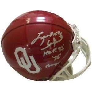  Lee Roy Selmon signed Oklahoma Sooners Mini Helmet 75 