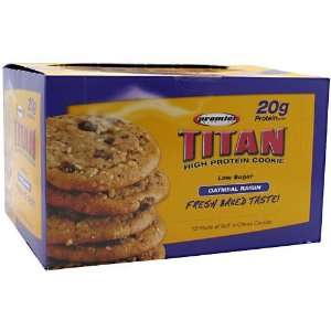 Premier Nutrition High Protein Cookie, Oatmeal Raisin, 12   2.8 oz per