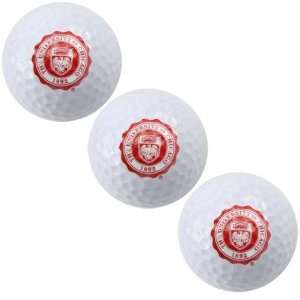  NCAA Chicago Maroons Three Pack of Golf Balls Sports 