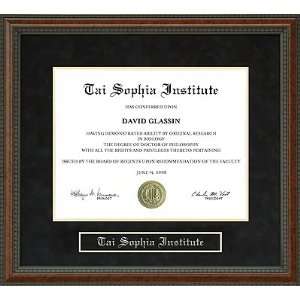  Tai Sophia Institute Diploma Frame