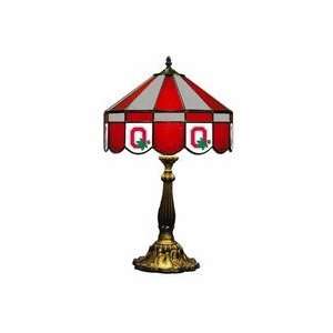  Ohio State Buckeyes MVP X Large Stained Glass Table Lamp 