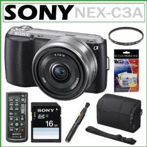   Sony SEL16F28 16mm Wide Angle Lens + Sony 16GB SDHC + Sony Remote