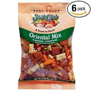 Snak Club Oriental Mix, 9 Ounces (Pack Of 6)  Grocery 