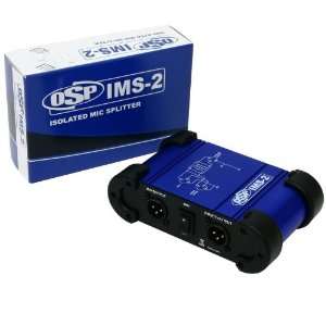  OSP IMS 2 Premium Isolated Microphone Splitter 1 In   2 