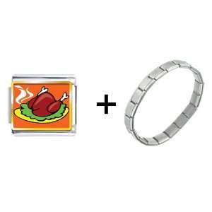  Sizzling Delicious Turkey Italian Charm Pugster Jewelry