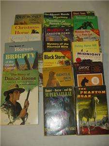 46 Vintage Childrens Chapter Books Many are Horse Stories  