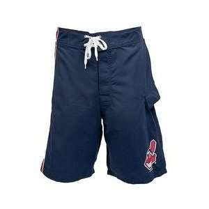  Cleveland Indians Swim Trunk by G III   Navy Extra Large 