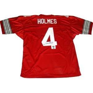  Autographed Santonio Holmes Uniform   Ohio State Buckeyes 