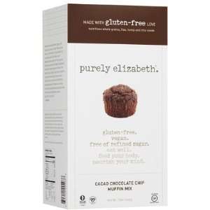 purely elizabeth Cacao Chocolate Chip Muffin mix 13 oz (Quantity of 5)