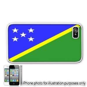 Solomon Islands Flag Apple Iphone 4 4s Case Cover White