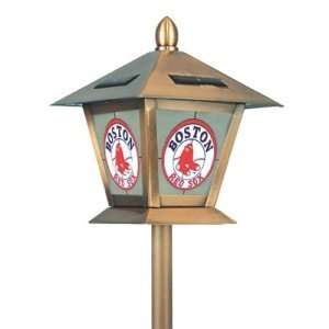   Red Sox MLB Stained Glass Solar Lantern (20)