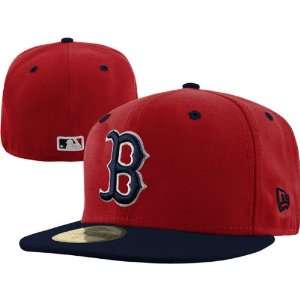  Boston Red Sox Team Color New Era Team Flip 59Fifty Fitted 
