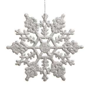   Splendor Glitter Snowflake Christmas Ornaments 4