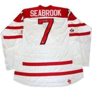  Brent Seabrook Signed Uniform   Replica   Autographed NHL 