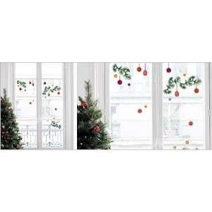  Christmas Tree Branch Window Decor   2 Sided Cling, No 