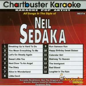    Chartbuster Artist CDG CDG90374   Neil Sedaka Musical Instruments