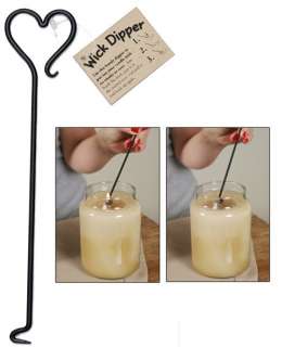 New Unique Rustic HEART Smokeless Wick Dipper Candle Snuffer Stocking 