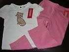 Gymboree Smart Kitties kitty cat top & pink heart pocket pants set NWT 