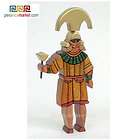 LORD OF SIPAN ANCIENT PERU WOOD SCULPTURE CARVED BY HAND ART PERUVIAN 