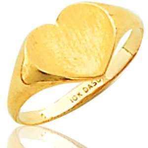  Ladies 10K Yellow Gold Open Back Masonic Ring Jewelry