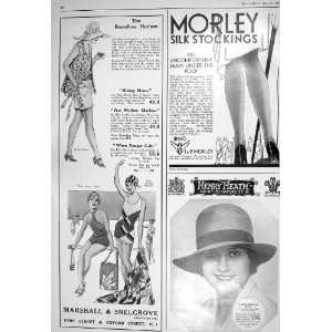 1930 MORLEY STOCKINGS MARSHALL SNELGROVE HENRY HEATH DEBENHAM GAS 