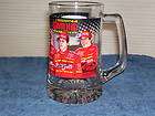 slim jim nascar race busch series 1996 glass stein mug  
