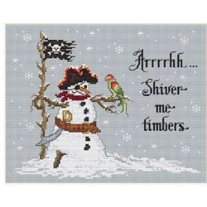  Shiver Me Timbers   Cross Stitch Pattern Arts, Crafts 