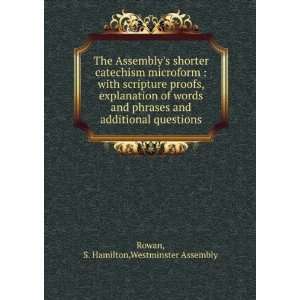  The Assemblys shorter catechism microform  with 
