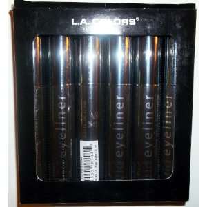  LA. Colors Smudge Proof Liquid Eyeliner Black Brown (6) 0 