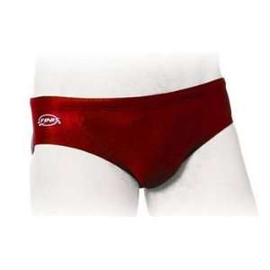  Finis Brief Swinsuit   Solid Red