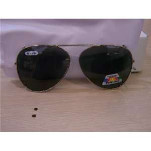  Clip On Sunglasses Aviator 63 mm Polarized 100 % UV 