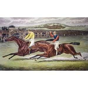 OrmondeThe Bard, Derby 1886 Etching Wombill, Sidney R Hunt, C Horse 