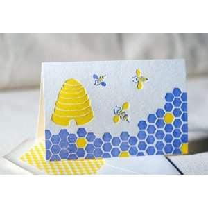  Blank Note Cards in Bumble Bee By Smock Paper