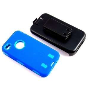  Smile Case Full Protection Case Blue for AT&T iPhone 4 4G 