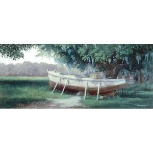  Red Boat Decorator Print Small