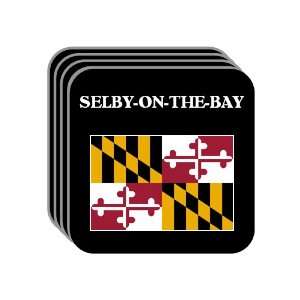 US State Flag   SELBY ON THE BAY, Maryland (MD) Set of 4 Mini Mousepad 