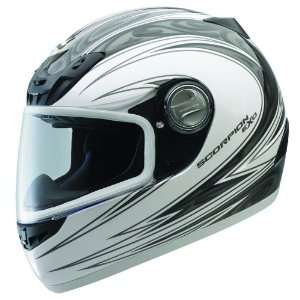   Scorpion EXO 400 Tsunami Silver X Small Full Face Helmet Automotive