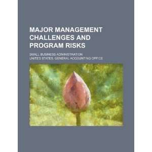   management challenges and program risks Small Business Administration