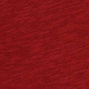  60 Wide Slubby Jersey Knit Deep Red Fabric By The Yard 